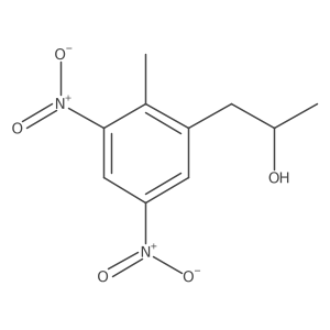 (2S)-1-(2-methyl-3,5-dinitrophenyl)propan-2-ol Structure