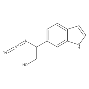 2-azido-2-(1H-indol-6-yl)ethan-1-ol Structure