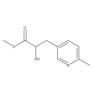 Methyl 2-hydroxy-3-(6-methylpyridin-3-yl)propanoate Structure