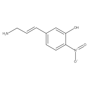 5-(3-Aminoprop-1-en-1-yl)-2-nitrophenol结构式