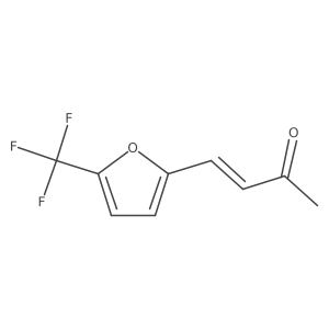 4-[5-(Trifluoromethyl)furan-2-yl]but-3-en-2-one Structure