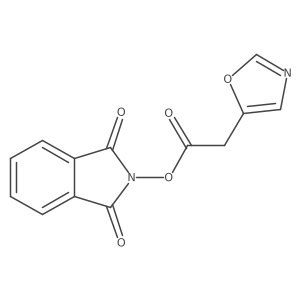1,3-dioxo-2,3-dihydro-1H-isoindol-2-yl 2-(1,3-oxazol-5-yl)acetate Structure