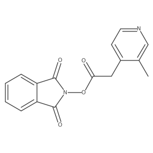 1,3-dioxo-2,3-dihydro-1H-isoindol-2-yl 2-(3-methylpyridin-4-yl)acetate Structure