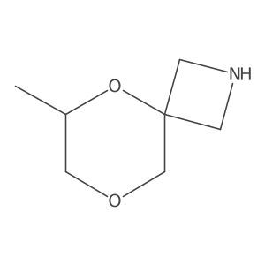 6-Methyl-5,8-dioxa-2-azaspiro[3.5]nonane Structure