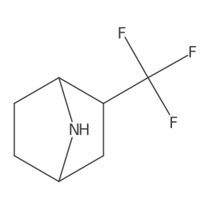 2-(Trifluoromethyl)-7-azabicyclo[2.2.1]heptane结构式