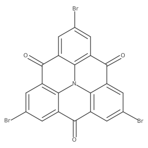 2,6,10-Tribromo-4H-benzo[9,1]quinolizino[3,4,5,6,7-defg]acridine-4,8,12-trione Structure