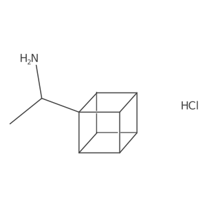 (1S)-1-Cuban-1-ylethanamine;hydrochloride结构式