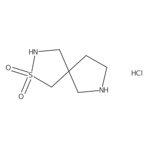 2-Thia-3,7-diazaspiro[4.4]nonane 2,2-dioxide hydrochloride Structure