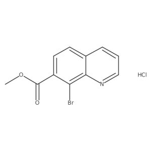 Methyl 8-bromoquinoline-7-carboxylate;hydrochloride Structure
