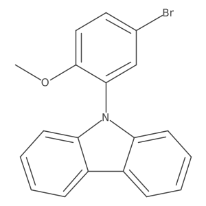 9-(5-Bromo-2-methoxyphenyl)-9H-carbazole Structure