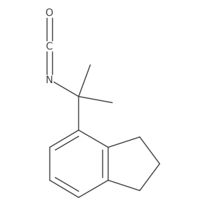 4-(2-isocyanatopropan-2-yl)-2,3-dihydro-1H-indene Structure