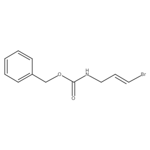 benzyl N-[(E)-3-bromoallyl]carbamate Structure