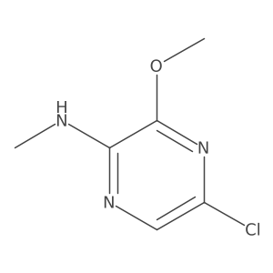 5-chloro-3-methoxy-N-methylpyrazin-2-amine结构式