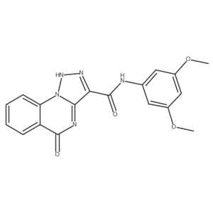 N-(3,5-dimethoxyphenyl)-5-oxo-4H,5H-[1,2,3]triazolo[1,5-a]quinazoline-3-carboxamide Structure
