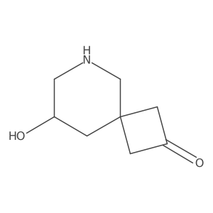 8-Hydroxy-6-azaspiro[3.5]nonan-2-one结构式