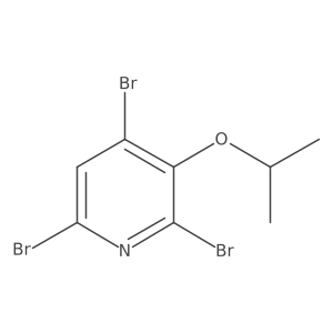 2,4,6-Tribromo-3-isopropoxypyridine Structure