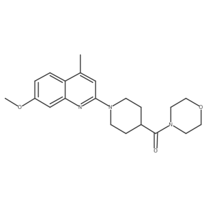 7-Methoxy-4-methyl-2-[4-(morpholine-4-carbonyl)piperidin-1-yl]quinoline Structure