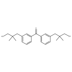 Bis[3-(3-hydroxy-2,2-dimethylpropyl)-phenyl]-methanone结构式