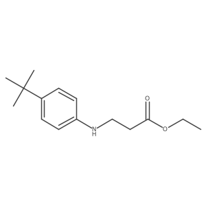 Ethyl 3-(4-tert-butylphenylamino)propanoate结构式