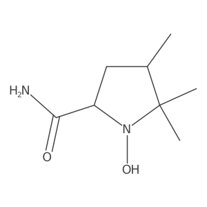 2-Pyrrolidinecarboxamide, 1-hydroxy-4,5,5-trimethyl- Structure