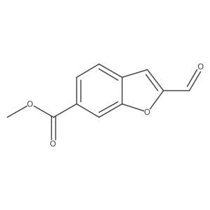 Methyl 2-formyl-1-benzofuran-6-carboxylate Structure
