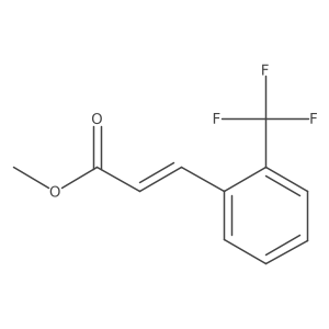 (Z)-Methyl 3-(2-(trifluoromethyl)phenyl)acrylate结构式