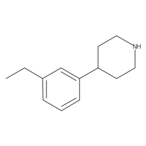 4-(3-Ethylphenyl)piperidine结构式