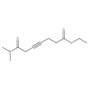 Ethyl 7-(dimethylamino)-7-oxo-4-heptynoate Structure