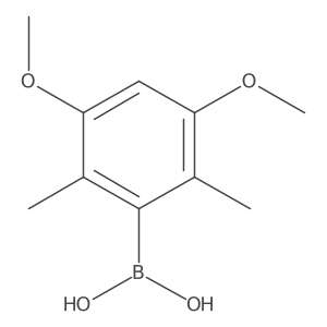 B-(3,5-Dimethoxy-2,6-dimethylphenyl)boronic acid结构式