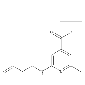 Tert-butyl 2-(but-3-enylamino)-6-methylisonicotinate Structure