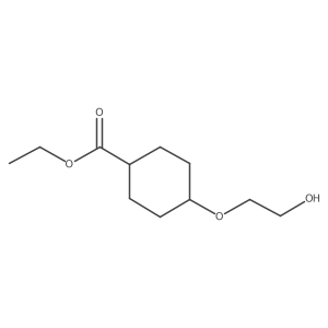 Ethyl 4-(2-hydroxyethoxy)cyclohexanecarboxylate Structure