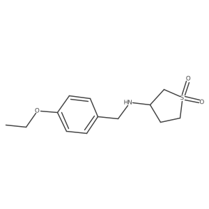 N-(4-ethoxybenzyl)tetrahydro-3-thiophenamine 1,1-dioxide结构式