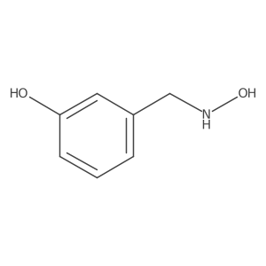 3-[(Hydroxyamino)methyl]phenol结构式