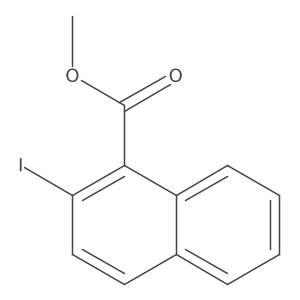 Methyl 2-iodo-1-naphthoate Structure