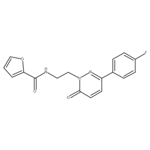 N-(2-(3-(4-fluorophenyl)-6-oxopyridazin-1(6H)-yl)ethyl)furan-2-carboxamide Structure