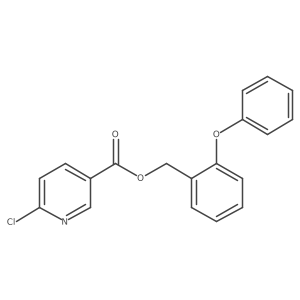 (2-Phenoxyphenyl)methyl 6-chloropyridine-3-carboxylate结构式