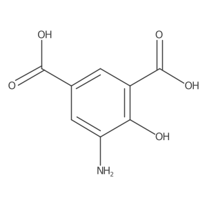 5-Amino-4-hydroxybenzene-1,3-dicarboxylic acid Structure