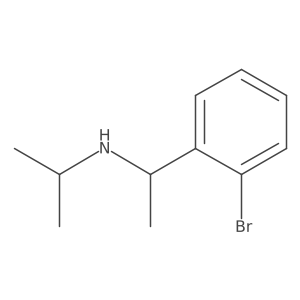 [1-(2-Bromophenyl)ethyl](propan-2-yl)amine Structure