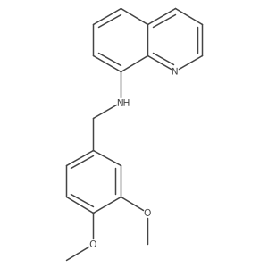 N-[(3,4-dimethoxyphenyl)methyl]quinolin-8-amine结构式