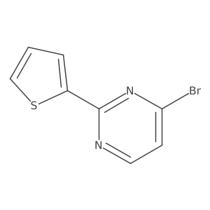 4-Bromo-2-(thiophen-2-YL)pyrimidine结构式