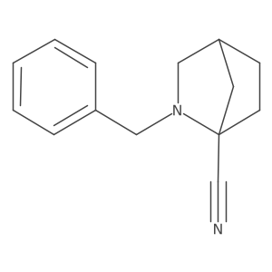 2-Benzyl-2-azabicyclo[2.2.1]heptane-1-carbonitrile Structure