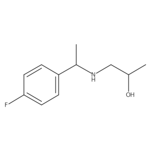 1-{[1-(4-Fluorophenyl)ethyl]amino}propan-2-ol Structure