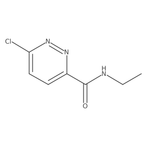 6-chloro-N-ethylpyridazine-3-carboxamide Structure