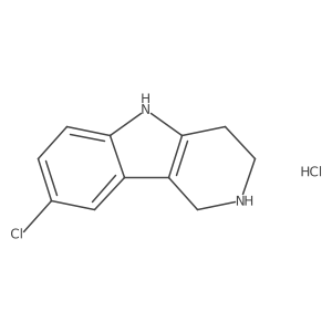 8-Chloro-2,3,4,5-tetrahydro-1H-pyrido[4,3-b]indole hydrochloride Structure