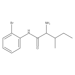 (2S)-2-amino-N-(2-bromophenyl)-3-methylpentanamide Structure