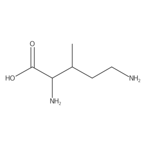 (3R)-3-methyl-D-ornithine Structure