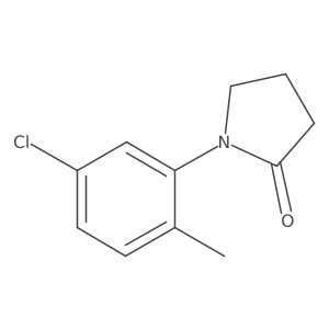 1-(5-Chloro-2-methylphenyl)-2-pyrrolidinone Structure