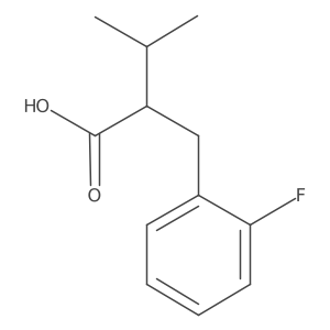 2-(2-Fluorobenzyl)-3-methylbutanoic acid结构式