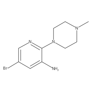 5-Bromo-2-(4-methylpiperazin-1-yl)pyridin-3-amine Structure