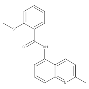N-(2-methylquinolin-5-yl)-2-(methylsulfanyl)benzamide Structure